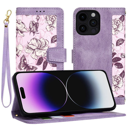Case for Apple iPhone 14 Pro Max, Techsuit, FlipCraft, Purple