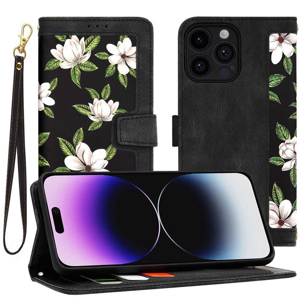 Case for Apple iPhone 14 Pro Max, Techsuit, FlipCraft, Black