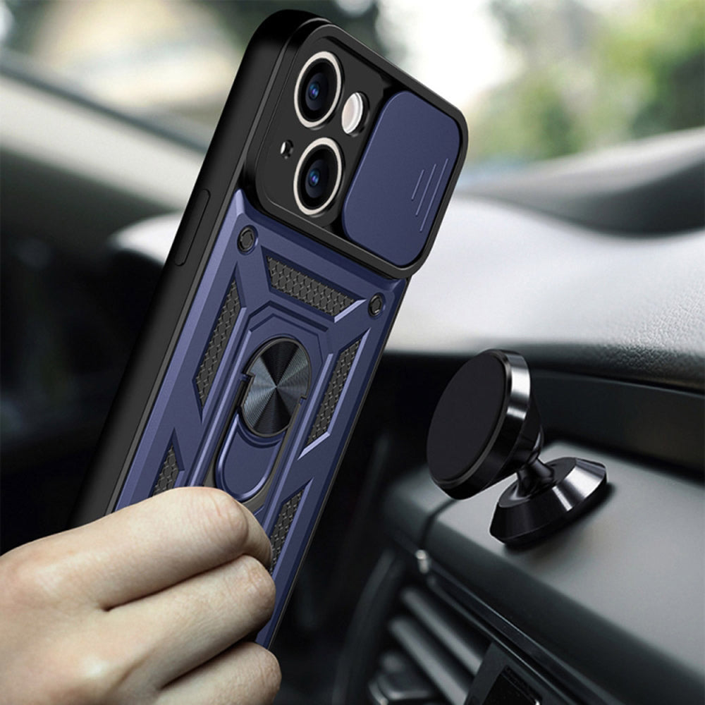 Case for Apple iPhone 14, Techsuit, CamShield, Blue