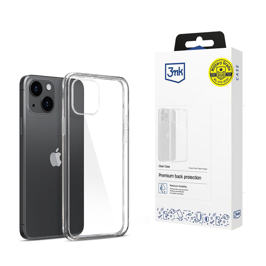 Case for Apple iPhone 15, 3MK, Clear, Transparent