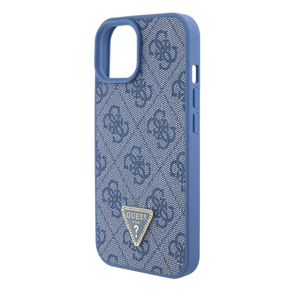 Case for Apple iPhone 15, Guess, Crossbody 4G Metal Logo, Blue