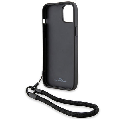 Case for Apple iPhone 15 Plus, BMW, Signature Wordmark Cord, Black