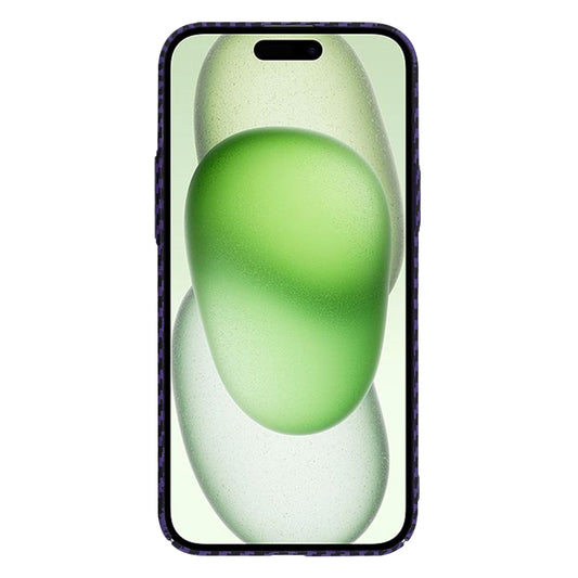 Case for Apple iPhone 15 Plus, Techsuit, Carbonite FiberShell, Purple
