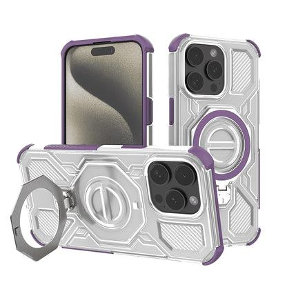 Case for Apple iPhone 15 Pro, Techsuit, Carbon Shield Pro, Purple