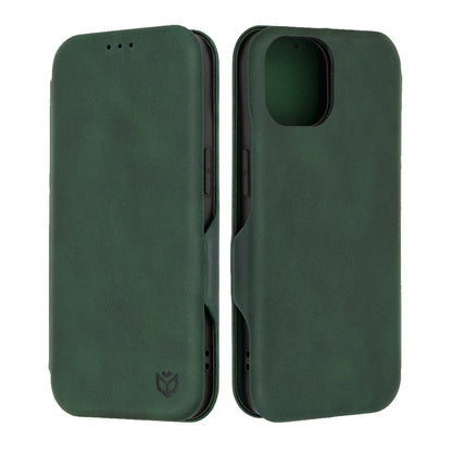 Case for Apple iPhone 15, Techsuit, Safe Wallet Plus, Green