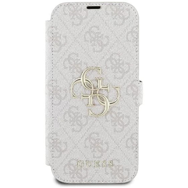 Case for Apple iPhone 16 Plus, Guess, 4G Book, Pink