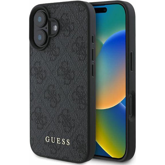 Case for Apple iPhone 16 Plus, Guess, 4G Classic, Black