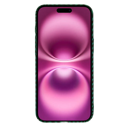 Case for Apple iPhone 16 Plus, Techsuit, Carbonite FiberShell, Green