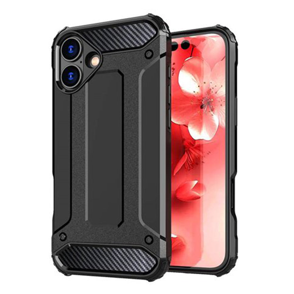 Case for Apple iPhone 16 Plus, Techsuit, Hybrid Armor, Black