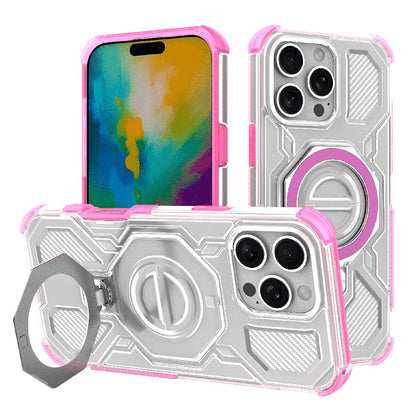 Case for Apple iPhone 16 Pro Max, Techsuit, Carbon Shield Pro, Pink
