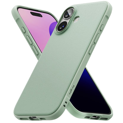 Case for Apple iPhone 16, Ringke, Onyx, Light Green