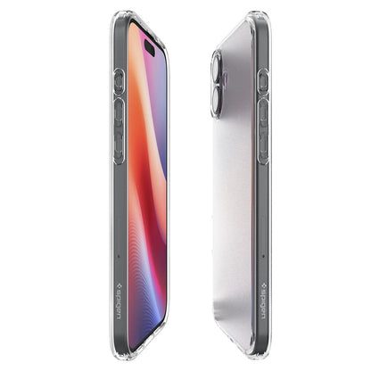 Case for Apple iPhone 16, Spigen, Ultra Hybrid, Satin Transparent