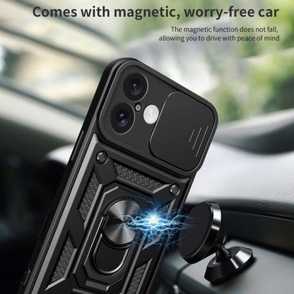 Case for Apple iPhone 16, Techsuit, CamShield, Black
