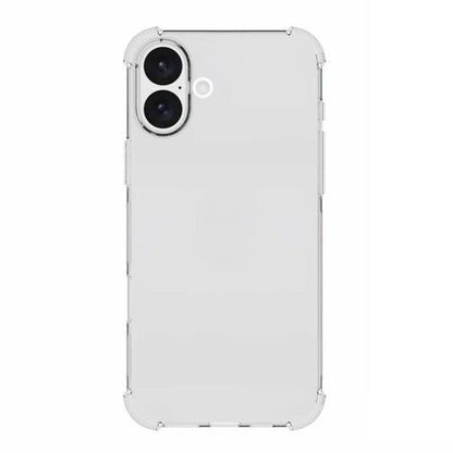 Case for Apple iPhone 16, Techsuit, Shockproof Clear (Big Lens Hole), Transparent