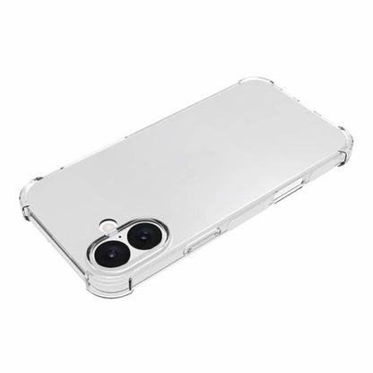 Case for Apple iPhone 16, Techsuit, Shockproof Clear (Big Lens Hole), Transparent