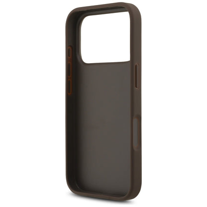 Case for Apple iPhone 17 Pro Max, Guess, 4G Big Logo, Brown