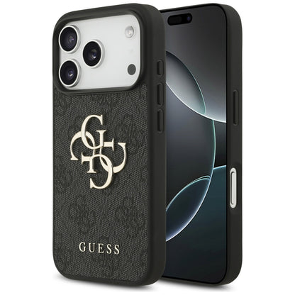 Case for Apple iPhone 17 Pro Max, Guess, 4G Big Logo, Black