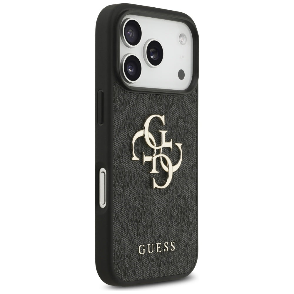 Case for Apple iPhone 17 Pro Max, Guess, 4G Big Logo, Black