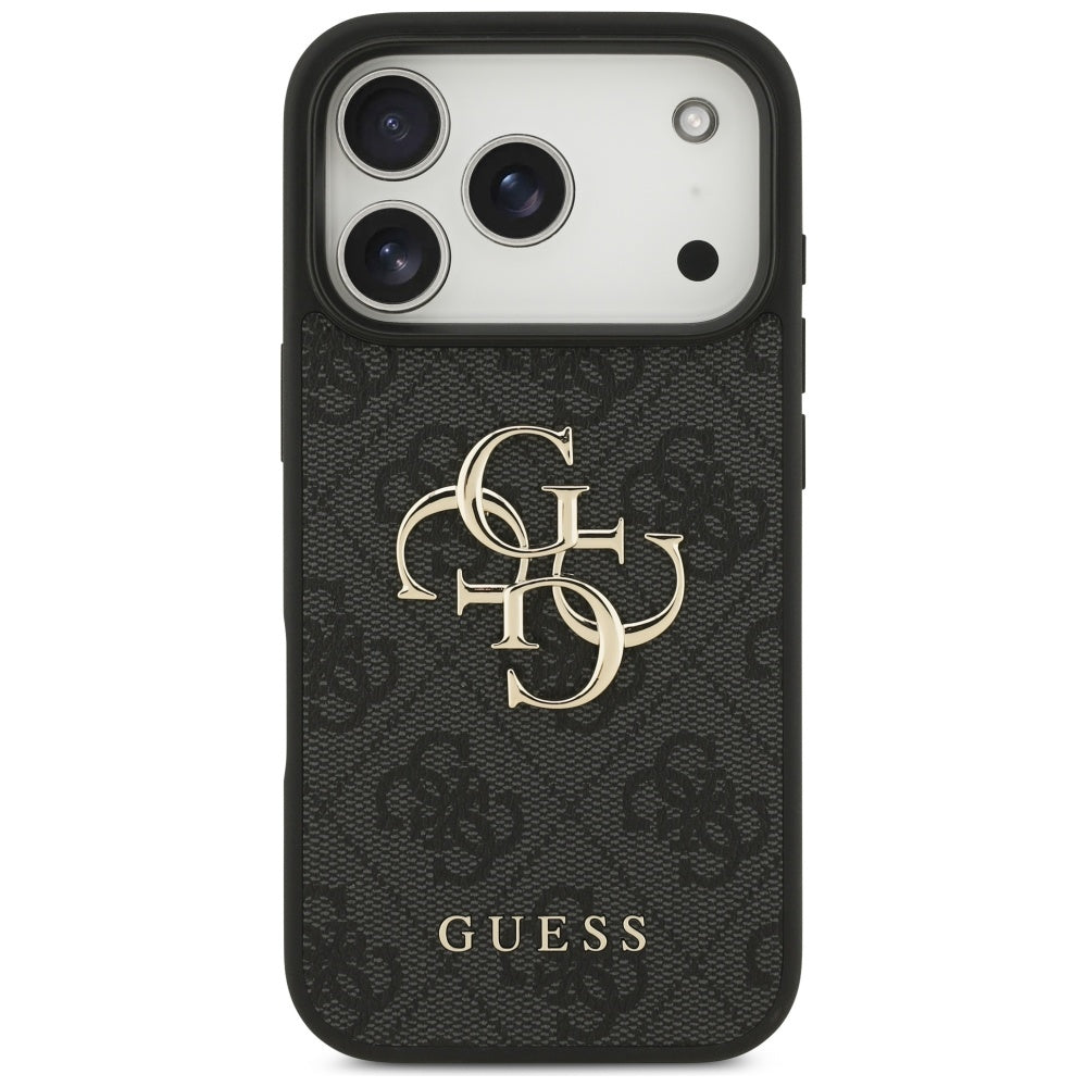 Case for Apple iPhone 17 Pro Max, Guess, 4G Big Logo, Black