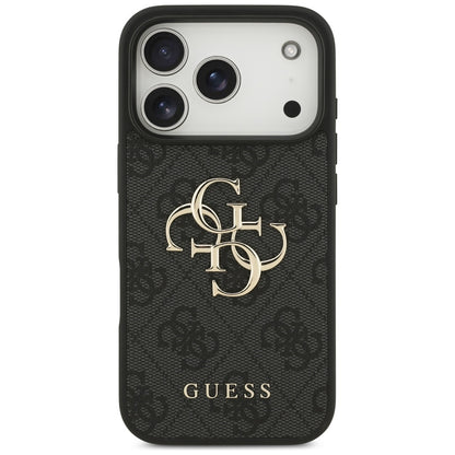 Case for Apple iPhone 17 Pro Max, Guess, 4G Big Logo, Black