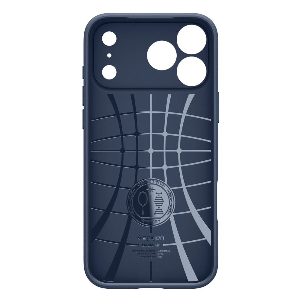 Case for Apple iPhone 17 Pro, Spigen, Liquid Air, Navy Blue