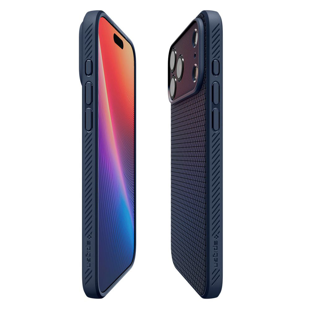 Case for Apple iPhone 17 Pro, Spigen, Liquid Air, Navy Blue