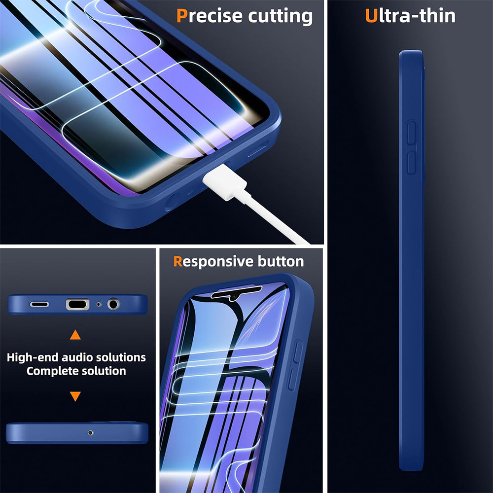 Case for Apple iPhone 18 Pro / 17 Pro, Techsuit, ColorVerse 360, Blue