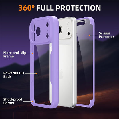 Case for Apple iPhone 18 Pro / 17 Pro, Techsuit, ColorVerse 360, Purple