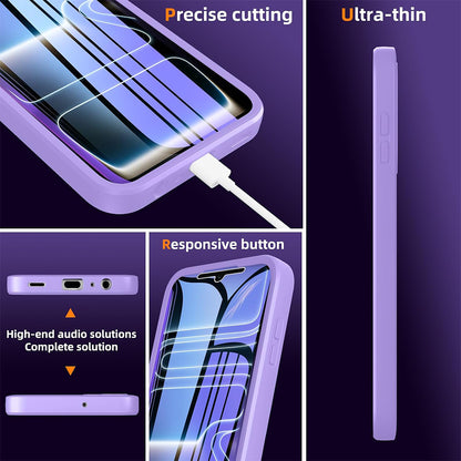 Case for Apple iPhone 18 Pro / 17 Pro, Techsuit, ColorVerse 360, Purple