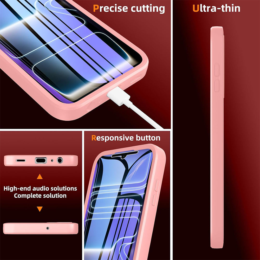 Case for Apple iPhone 18 Pro / 17 Pro, Techsuit, ColorVerse 360, Pink