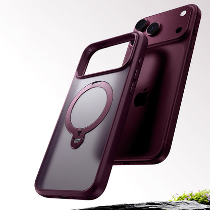 MagSafe Case for Apple iPhone 18 Pro / 17 Pro, Torras, Ostand Spin, Purple