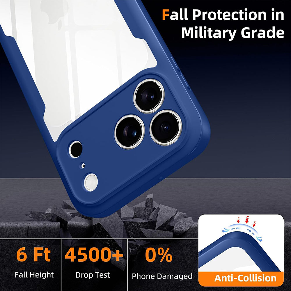 Case for Apple iPhone 18 Pro Max / 17 Pro Max, Techsuit, ColorVerse 360, Blue
