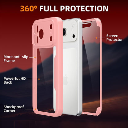 Case for Apple iPhone 18 Pro Max / 17 Pro Max, Techsuit, ColorVerse 360, Pink
