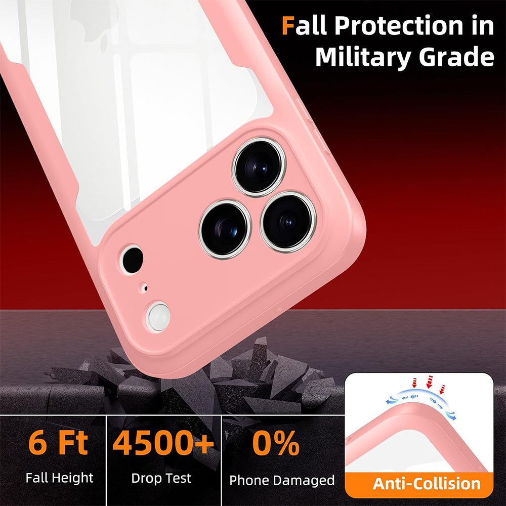 Case for Apple iPhone 18 Pro Max / 17 Pro Max, Techsuit, ColorVerse 360, Pink