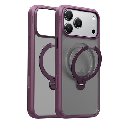 MagSafe Case for Apple iPhone 18 Pro Max / 17 Pro Max, Torras, Ostand Spin, Purple