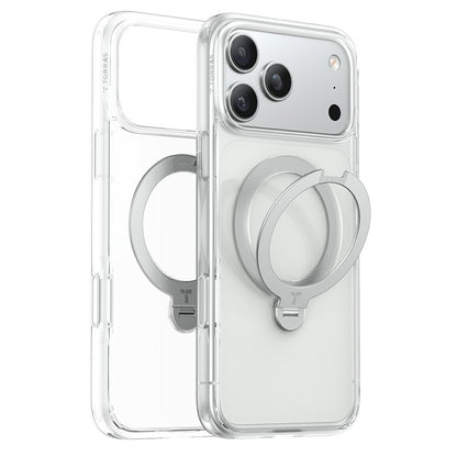 MagSafe Case for Apple iPhone 18 Pro Max / 17 Pro Max, Torras, Ostand Spin, Transparent