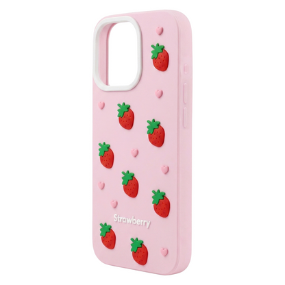 Case for Apple iPhone 16 Pro Max, OEM, Strawberry, Pink