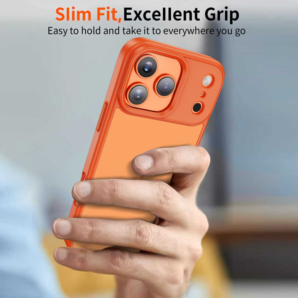 Case for Apple iPhone 17 Pro Max, Tech-Protect, Magmat, Matte Orange