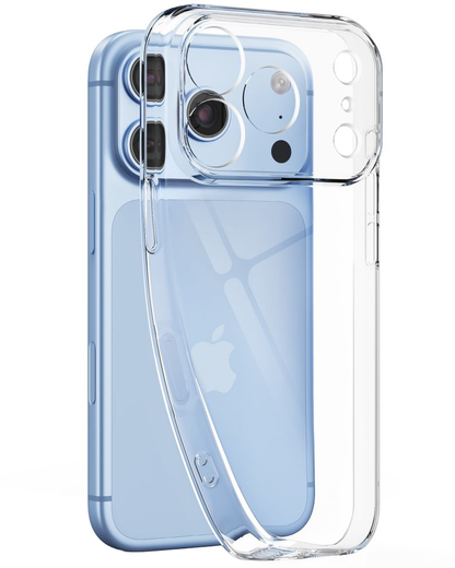 Case for Apple iPhone 18 Pro Max / 17 Pro Max, Tech-Protect, Flexair with Screen Protector, Transparent