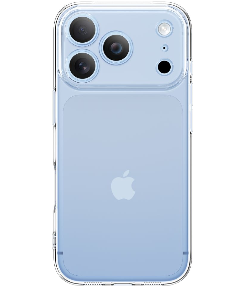 Case for Apple iPhone 18 Pro / 17 Pro, Tech-Protect, Flexair with Screen Protector, Transparent