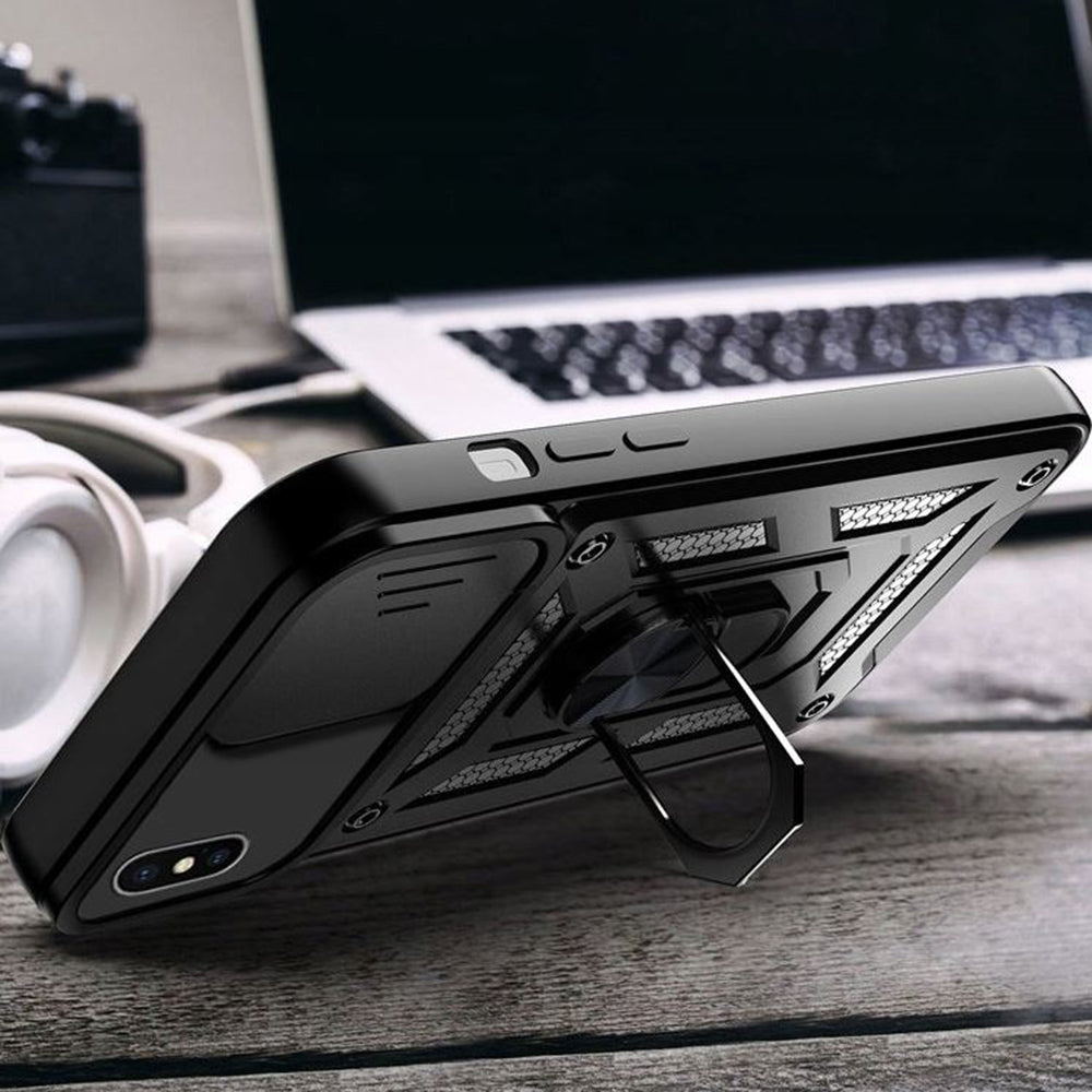 Case for Apple iPhone XS Max, Techsuit, CamShield, Green