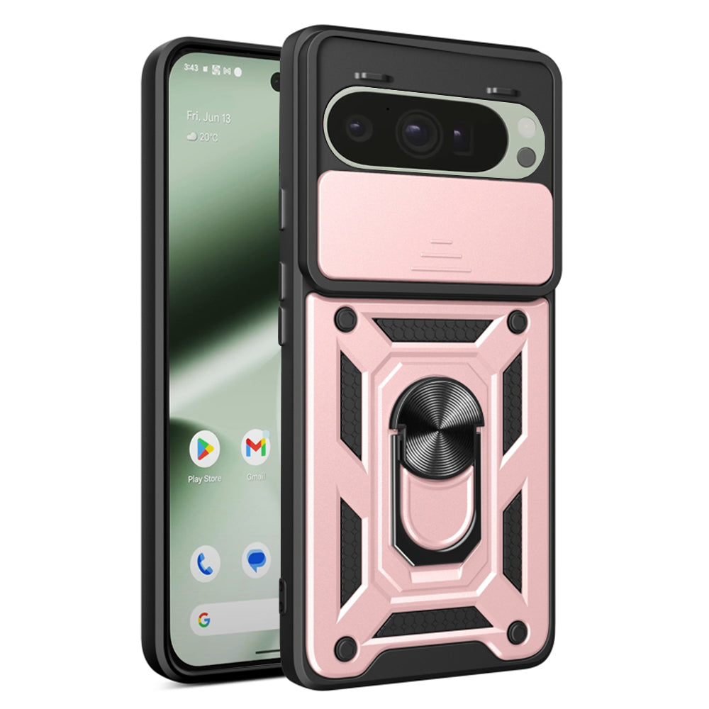 Case for Google Pixel 10 Pro / 10, Techsuit, CamShield, Pink
