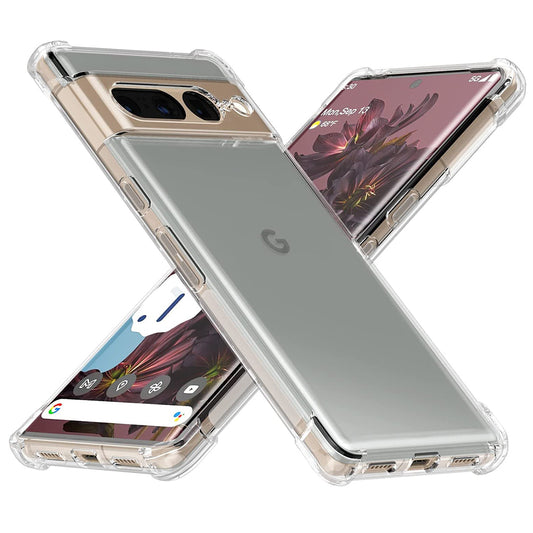 Case for Google Pixel 7 Pro, Techsuit, Shockproof Clear, Transparent