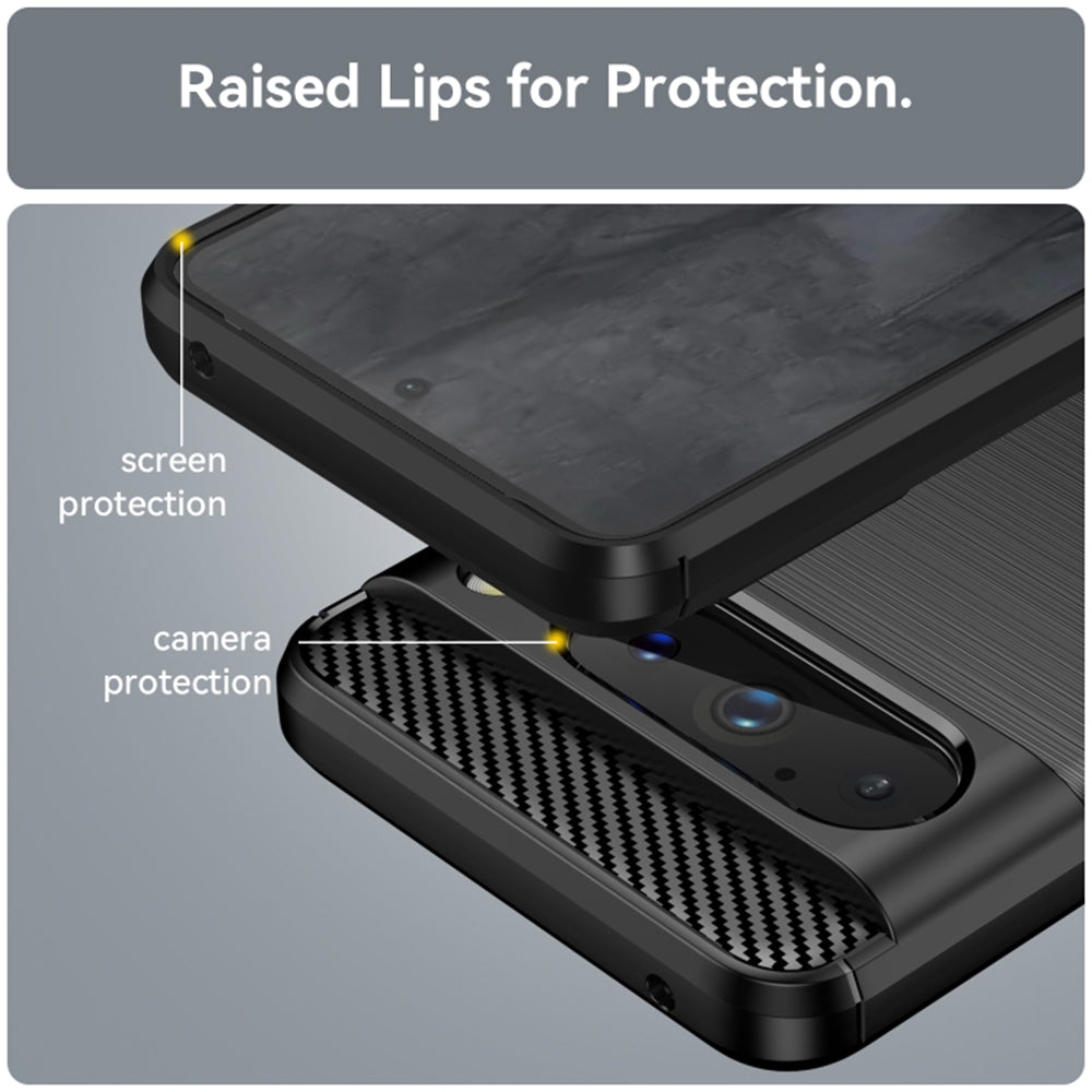 Case for Google Pixel 8 Pro, Techsuit, Carbon, Black