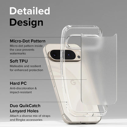 Case for Google Pixel 9 / 9 Pro, Ringke, Fusion, Matte Transparent