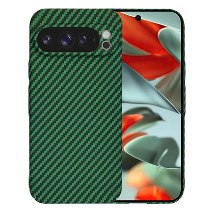Case for Google Pixel 9 Pro XL, Techsuit, Carbonite FiberShell, Green