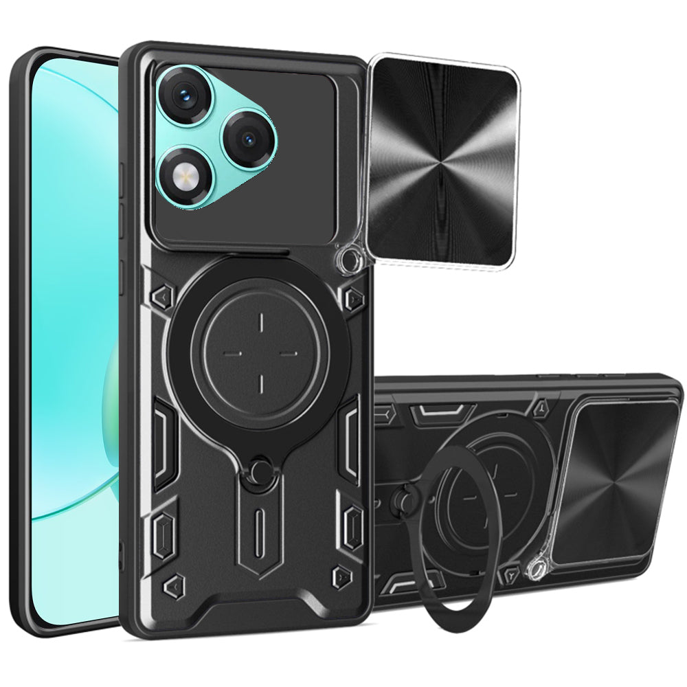 Case for Honor 400 Lite, Techsuit, CamGuard Pro, Black