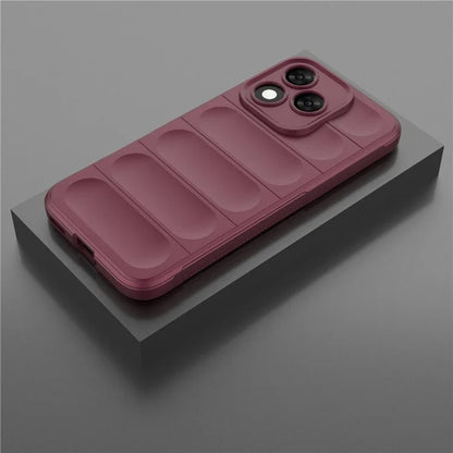 Case for Honor 400 Lite, Techsuit, Magic Shield, Burgundy