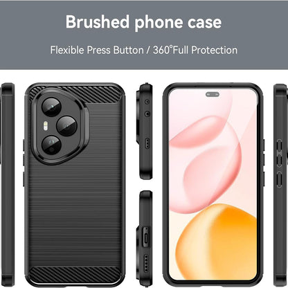 Case for Honor 400 Pro, Techsuit, Carbon, Black