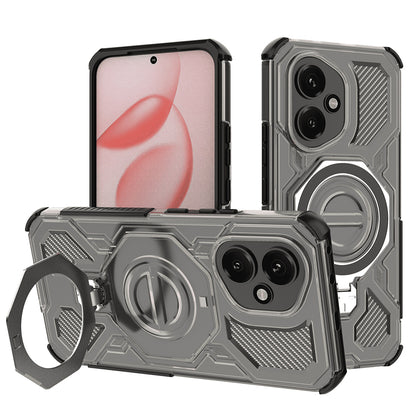 Case for Honor 400, Techsuit, Carbon Shield Pro, Smoke